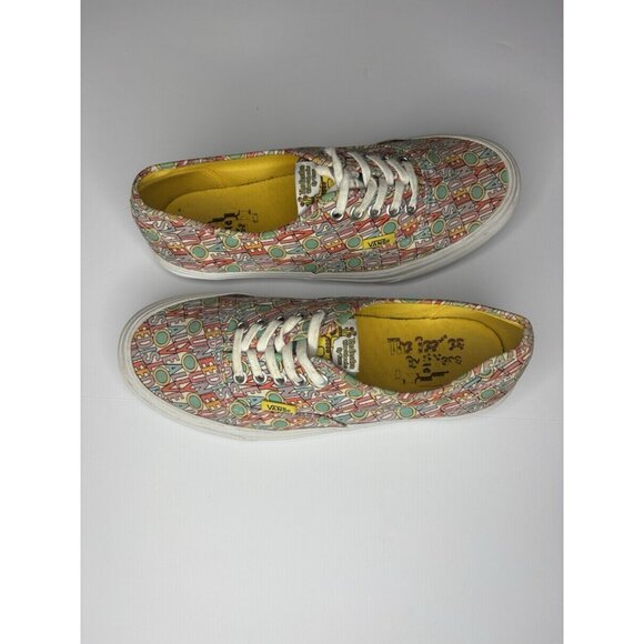 Vans Authentic (The Beatles) All You Need Is Love Size Men’s 6.5 Women’s 8 - Picture 3 of 7